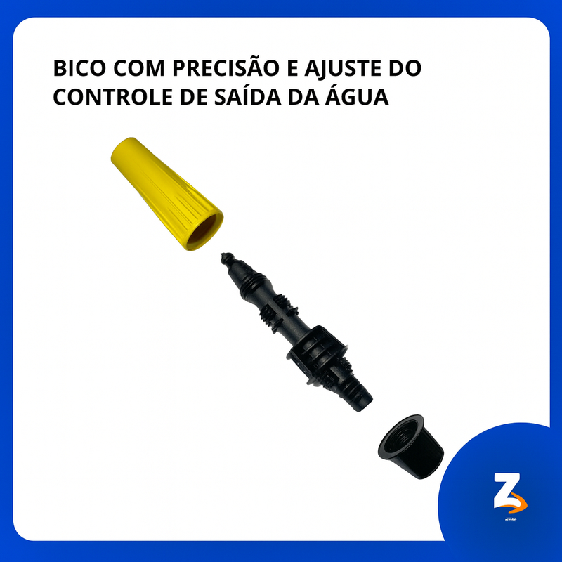 Mangueira de Jardim 50 Metros Reforçada Lisa Flexivel Mangueiras Para Quintal Borracha Azul