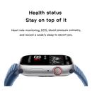 Nova Smartwatch S20 Pro38MM Relógio Inteligente AMOLED GPS NFC ChatGPT Atende e Faz Chamada Ligação EsportivoSmartwatch