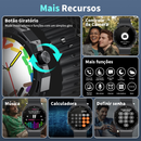 Smartwatch S80 MAX2 Com 7 Pulseiras 45mm Lançamento 2025Chat GPT GPS Compatível IOS e Android Relógio Inteligente