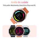 Smartwatch S80 MAX2 Com 7 Pulseiras 45mm Lançamento 2025Chat GPT GPS Compatível IOS e Android Relógio Inteligente