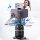 Suporte Celular e Camera 360° Rastreamento E Controle por Gestos Adaptação Total Facial Lives Tiktok Preta
