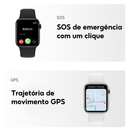 Smartwatch Relógio Inteligente Tela Cheia Toque Fitness Rastreador IP7 Suporte À Prova D'água Dados GPS