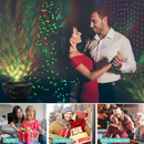 Projetor Luminária Galáxia Luz Noturna Estrela Música Bluetooth Controle Lâmpada Divertida USB