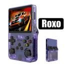 Console Portátil R36S + de 15.000 Jogos Vídeo Game 64g Linux Tela IPS 3.5 Polegadas