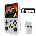 Mini Console R36S de Jogos Portáteis + de 15.000 Jogos 64g Tela IPS 3.5 Polegadas
