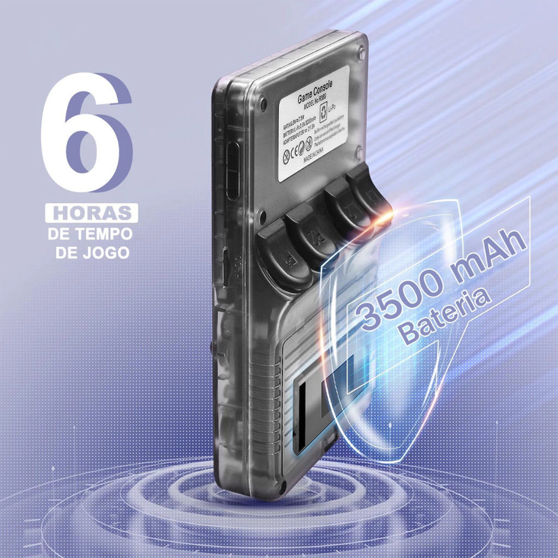 Console Portátil R36S + de 15.000 Jogos Vídeo Game 64g Linux Tela IPS 3.5 Polegadas