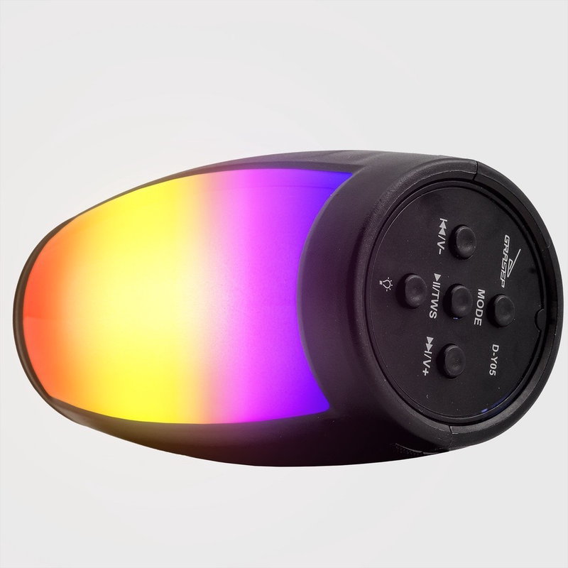 Caixa De Som Bluetooth Amplificada Potente LED RGB USB SD Radio Fm Mp3 Celular Note Tablet Conexão TWS