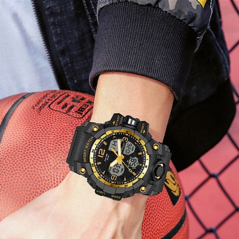 Relogio Masculino Digital Sport Militar Shock Prova D'água