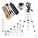 Tripé Universal Com Nível Câmeras Celulares 1,02m Pronto Entrega