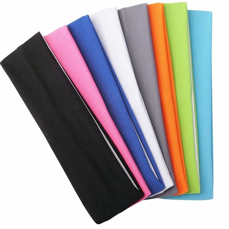 kit 5 Yoga Faixas De Cabelo Elástico Esportes Bandana Correndo Fitness Headwear Turbante Cabeça