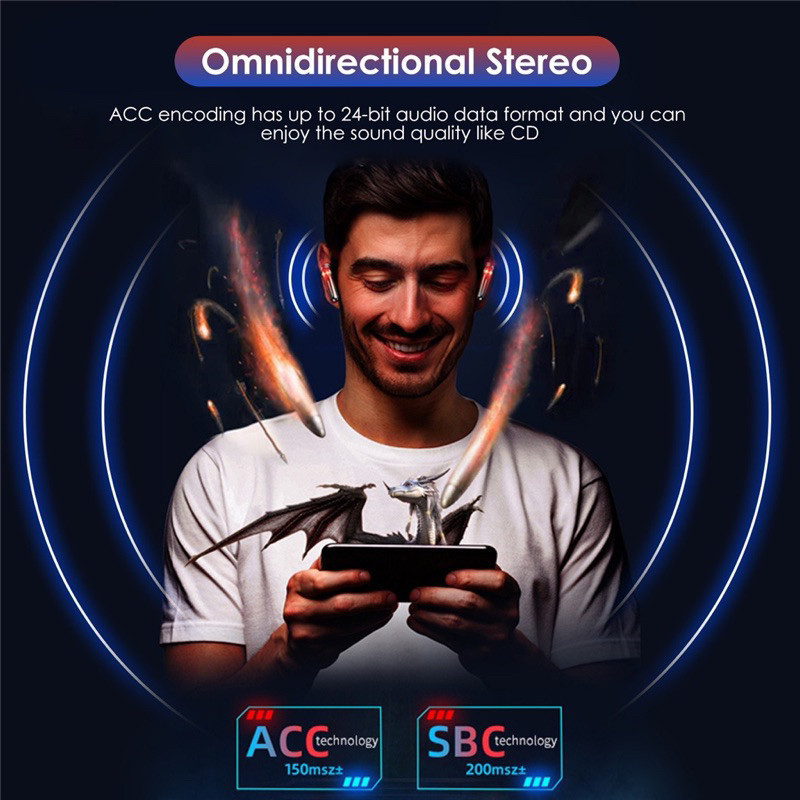 M28 Fones De Ouvido Sem Fio Bluetooth Estéreo Com Controle De Toque Redução De Ruído À Prova D'água