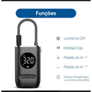 Compressor De Ar Elétrico Portátil Digital Ncher Pneu Carro Moto Bike Bicicleta Bola Piscina Inflável