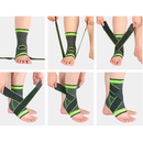 Kit 2 Tornozeleira de Compressão Ortopédica Estabilizadora Exercícios Fitness Esportes