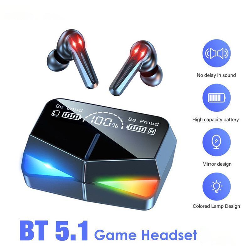 M28 Fones De Ouvido Sem Fio Bluetooth Estéreo Com Controle De Toque Redução De Ruído À Prova D'água