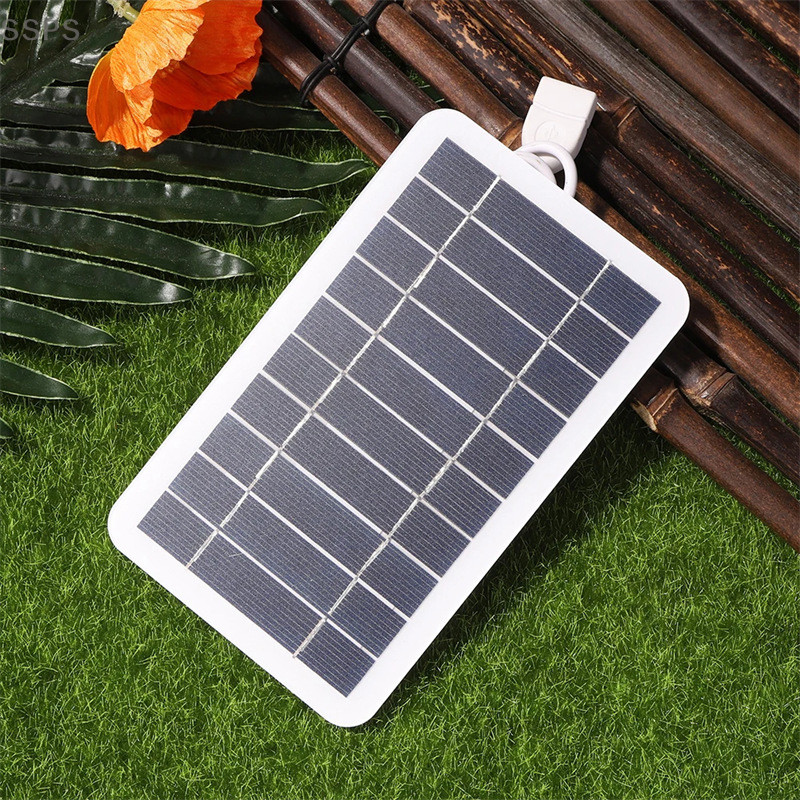 [SSPS] Painel Solar De 2W Com USB À Prova D'água Para Caminhadas Ao Ar Livre E Acampamento De Carregamento De Banco