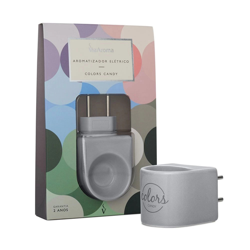 Difusor de Aromas Elétrico Bivolt Colors Via Aroma – Aromatizador, Casa, Escritório, Ambiente