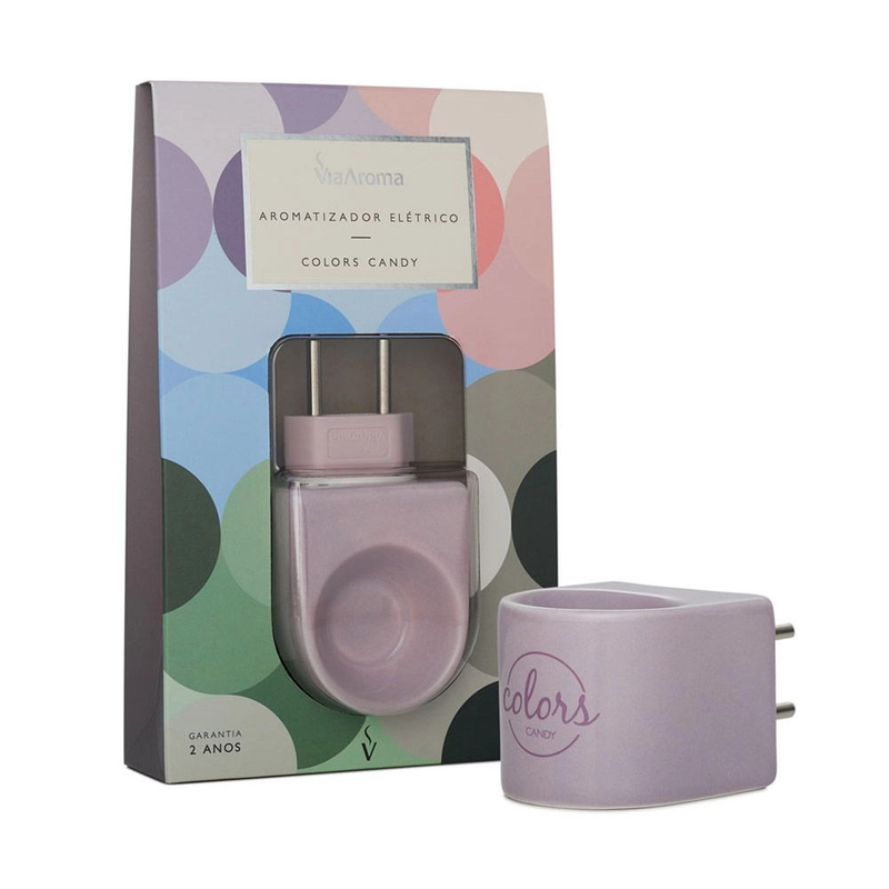 Difusor de Aromas Elétrico Bivolt Colors Via Aroma – Aromatizador, Casa, Escritório, Ambiente
