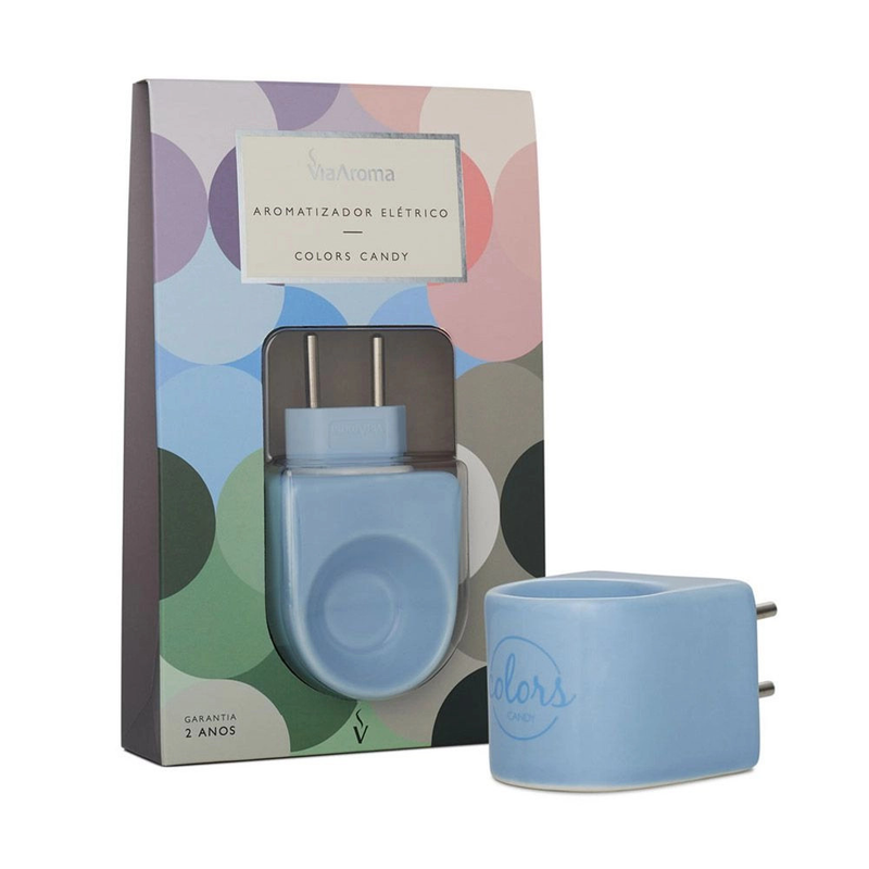 Difusor de Aromas Elétrico Bivolt Colors Via Aroma – Aromatizador, Casa, Escritório, Ambiente