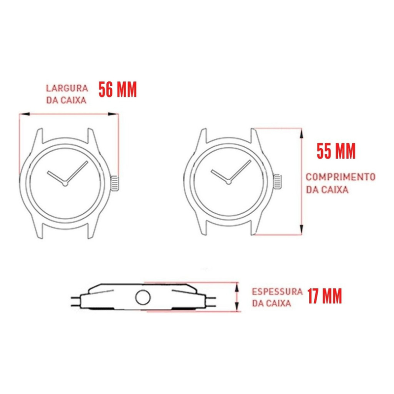 Relógio Masculino Digital E Analogico A Prova D Água E Shock