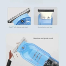 Cortador de Cabelo Profissional Sem Fio com Display LCD Inteligente e Barbeador Transparente para Homens