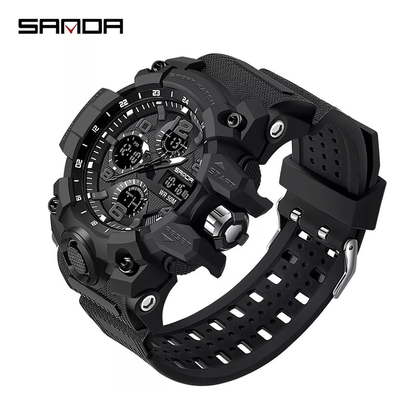 Relógio Masculino Digital E Analogico A Prova D Água E Shock