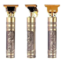 Máquina de Cortar Cabelo e Barbeador Elétrico Prático e Portátil Design Ergonômico Anti-derrapante Uso Domiciliar Inclu