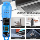 Cortador de Cabelo Profissional Sem Fio com Display LCD Inteligente e Barbeador Transparente para Homens