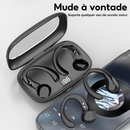 Fones De Ouvido Sem Fio Bluetooth Fone Com Microfones Alta Fidelidade Som Estéreo Toque Inteligente Esportes