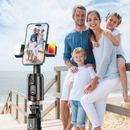 Estabilizador Gimbal 360° Rastreamento Inteligente de Rosto AI com Controle e Estabilização