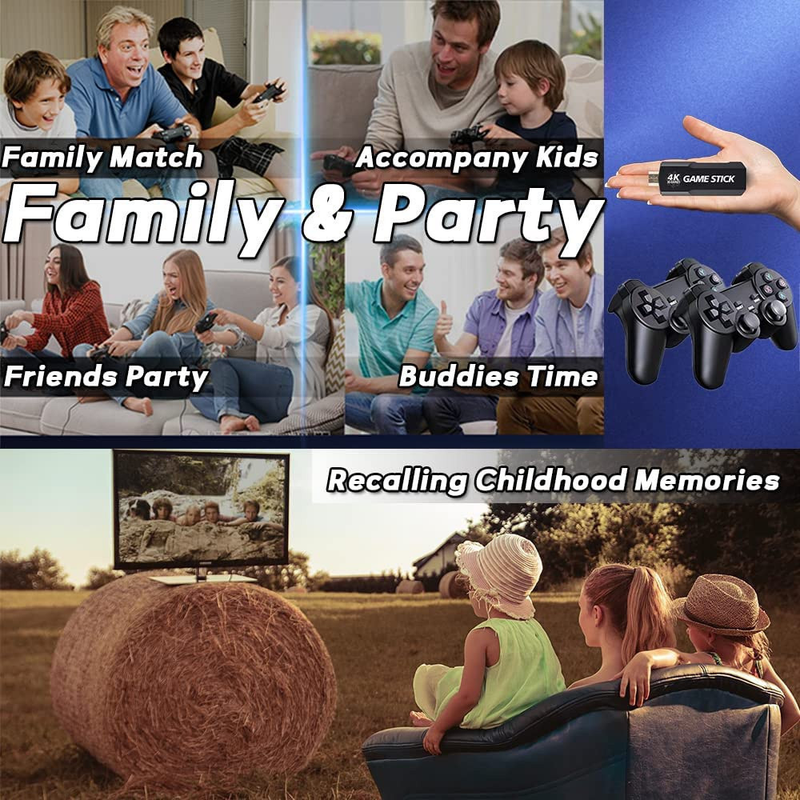 Videogame Stick 2-Console 4K GD10 , 64 Gb , 37.000 Jogos + 2 Controladores . Pronto Para Entrega Imediata De Retrô PSP ,