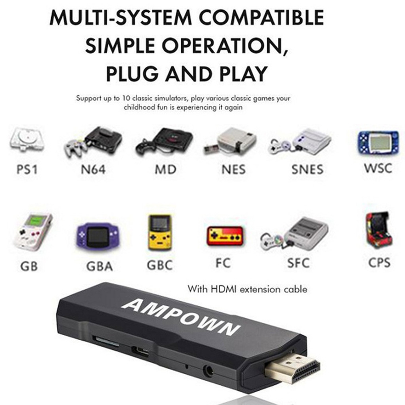 Videogame Stick 2-Console 4K GD10 , 64 Gb , 37.000 Jogos + 2 Controladores . Pronto Para Entrega Imediata De Retrô PSP ,